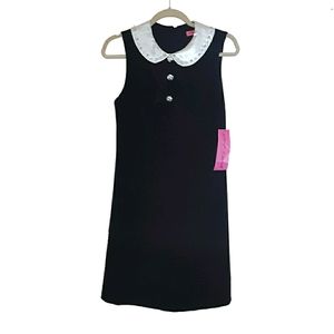 Betsey Johnson sleeveless black minidress